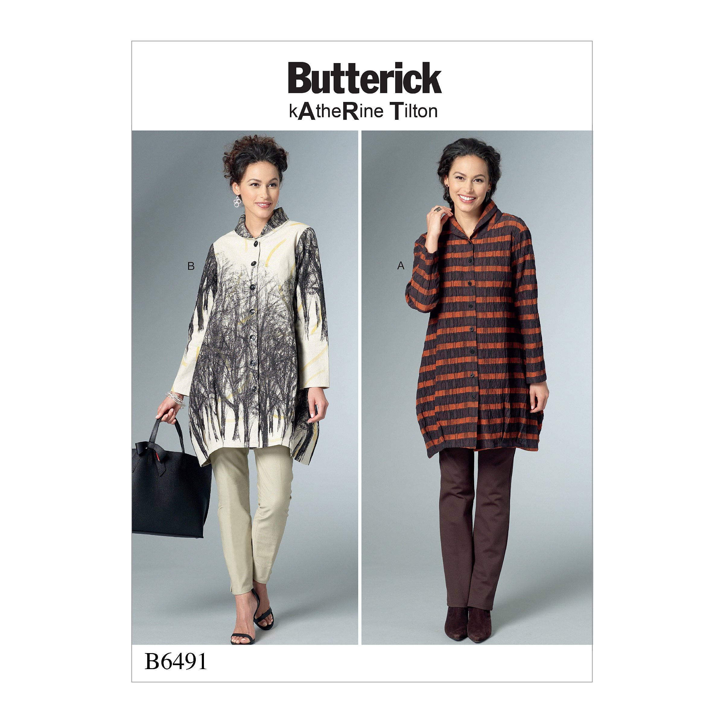 Butterick Patterns 6491 Y,Misses Shirt,Sizes XSM-MED, Tissue, Multi-Colour, 17 x 0.5 x 22 cm