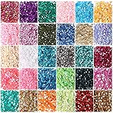 CCINEE 4MM Loose Sequins, Bulk 30 Assorted Color