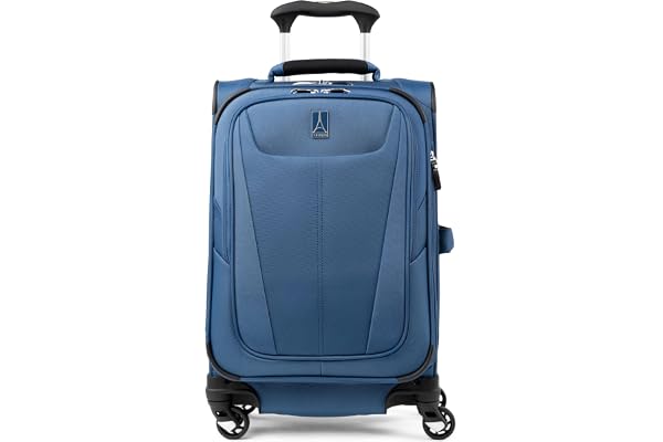 Travelpro Maxlite 5 Softside Expandable Luggage with 4 Spinner Wheels, Lightweight Suitcase, Men and Women, Ensign Blue, Comp