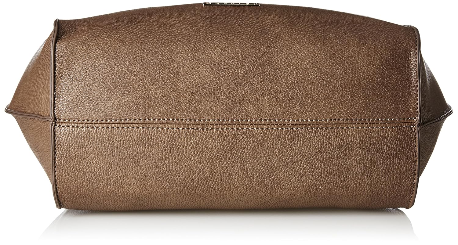 caprese kylie women's satchel (tan)