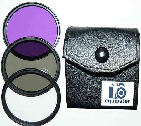 equipster UV-Filter + CPL Polfilter + FLD FilterSet in praktischer Transporttasche für das Kamera Objektiv Tokina AT-X 11-16m