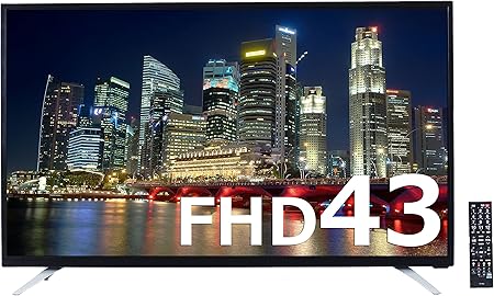 Amazon Co Jp Sansui 43v型 液晶 テレビ Scm43 Bw1 フルハイビジョン 外付hdd録画対応 17年モデル 家電 カメラ