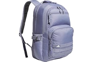 ADIDAS Interval Backpack with laptop sleeve, lightweight durable book bag for women and men