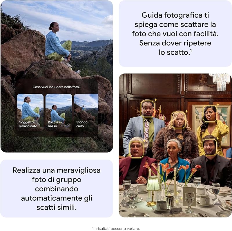Pixel 10a - 7 anni di nuovi aggiornamenti e funzionalità, oltre 30 ore di autonomia, Guida fotografica, Gemini Live, Sicurezza Pixel - Viola lavanda, 128GB