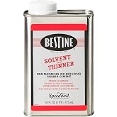 Bestine Solvent and Thinner for Rubber Cement &ndash; Cleans Ink, Adhesive and Parts, 16 Ounce Can