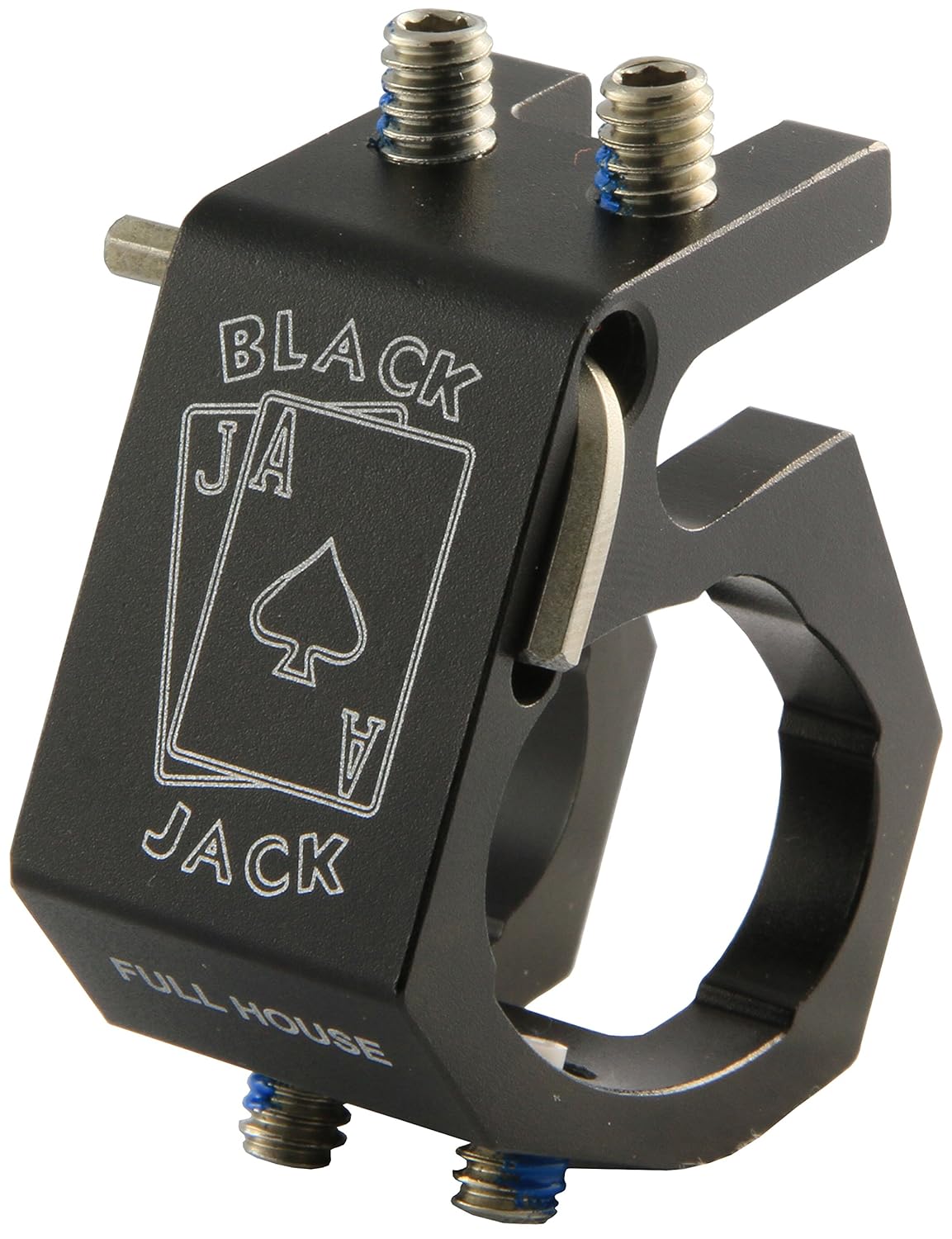 Full Lightweight Fire Fighter Helmet Aluminum Flashlight Holder