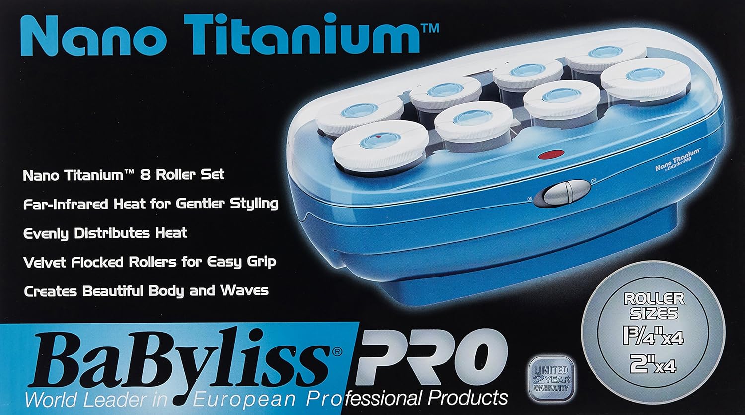 babyliss pro titanium rollers