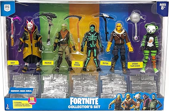fortnite collector's set action figure 5pk