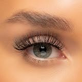 Invogue Flirty Black False Eyelashes Wispy C Curl Everyday Glamour view 3