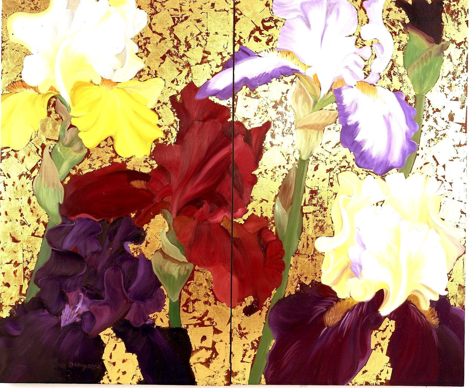 24k Gold Leaf Booklet (25 Sheets/Loose Type)