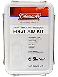 Coleman Sportsman Waterproof First Aid Kit 100-Piece, White