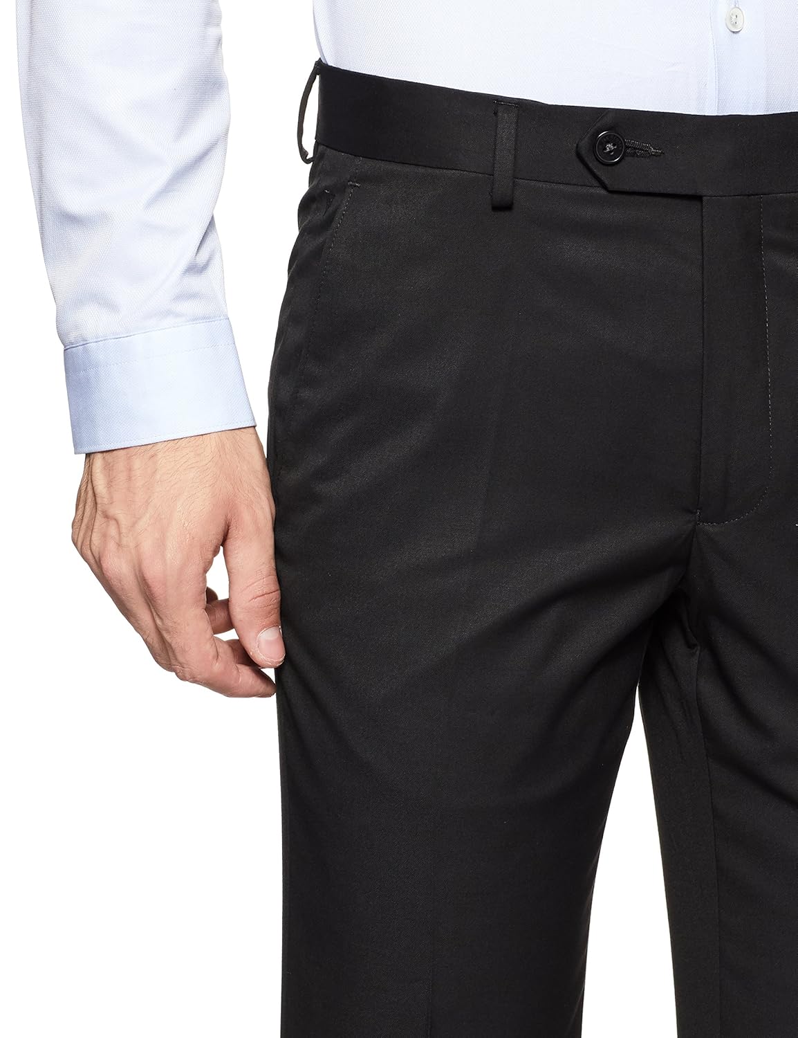 van heusen men's slim fit formal trousers