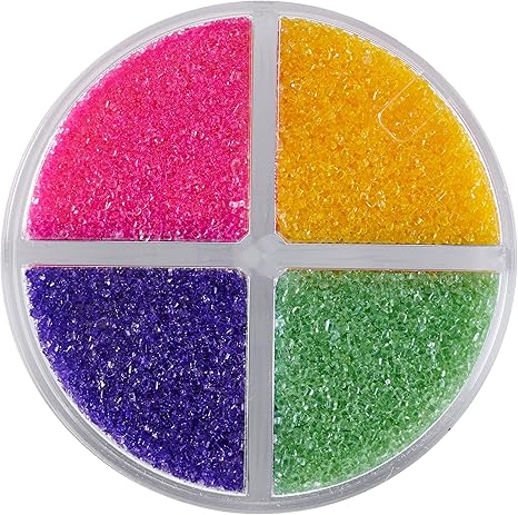 Pink, Gold, Green and Purple Wilton Sprinkles