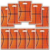 HEPAPATE 60Pcs Basketball Treat Candy Bags,Basketball Goodie Bags,Basketball Party Favors Bags Basketball Theme Gift Bags for Kids Birthday Party Decorations, Basketball Themed Party Supplies