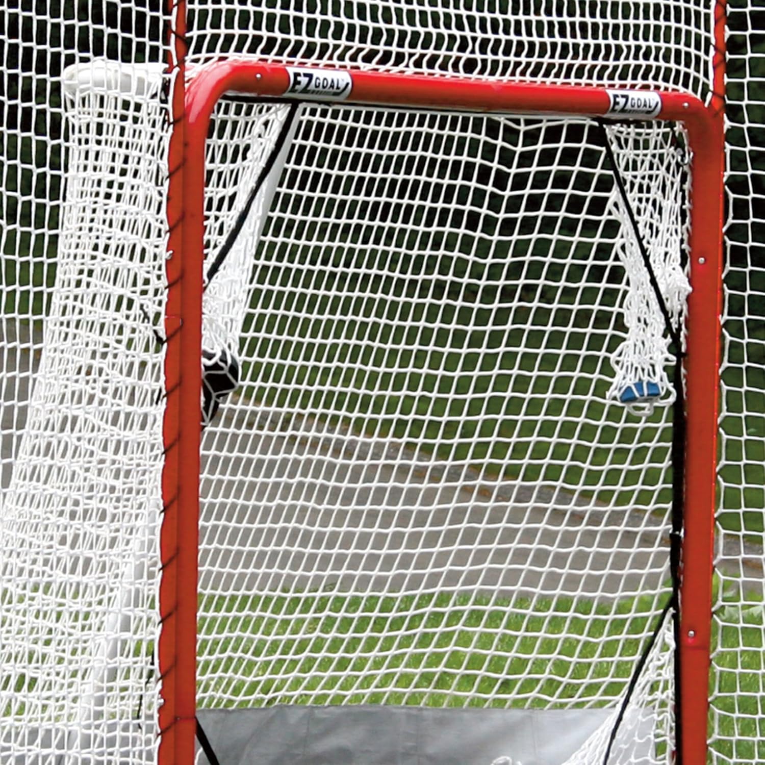 EZ Goal Folding Hockey Training Goal Net w/ Backstop, Targets, & Shooter Tutor : Sports & Outdoors