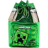 Minecraft Swimming Bag | Creeper Boys Swim Bag | Children’s Swimming Bag | One Size Green