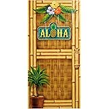 Beistle 57314 Aloha Door Cover, 30" x 5'