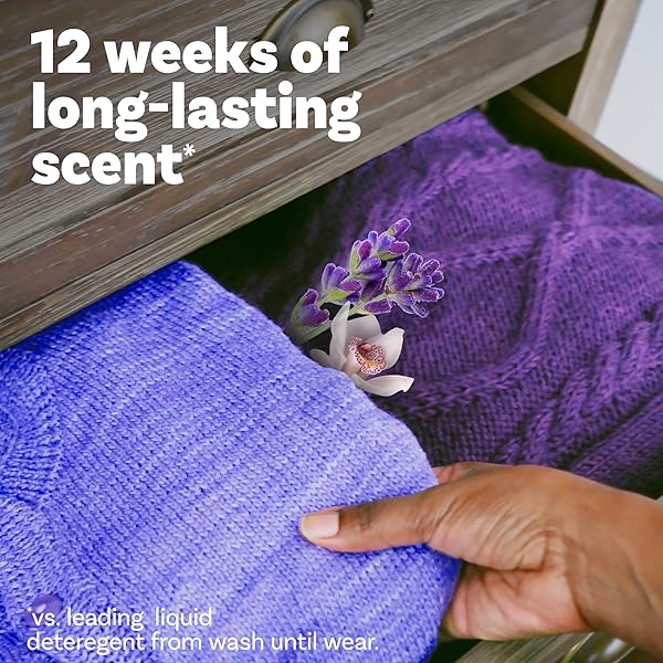 DOWNY CALM IN-WASH LAUNDRY SCENT BOOSTER BEADS, SOOTHING LAVENDER AND VANILLA BEAN SCENT, 18.2 OZ, LAUNDRY SCENT BEADS, LONG-LASTING FRESHNESS