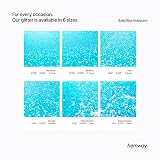 Hemway Glitter Shaker Baby Blue Iridescent 130g Microfine Glitter view 3