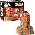Chia Pet - Willie Nelson - with Seed Pack, Decorative Pottery Planter by Joseph Enterprises, Easy to Do and Fun to Grow, Novelty Gift, Perfect for Any Occasion