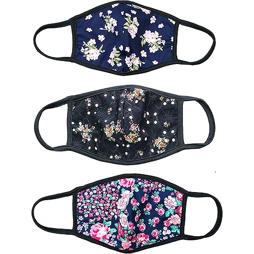 Cameleon Cover - Made in USA - Cotton Face mask Cover Washable Fashion Covering 3 Pack