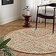 Amazon.com: Lightnpro Natural Jute Braided Rug - 48x72 Inch Multi-Color ...