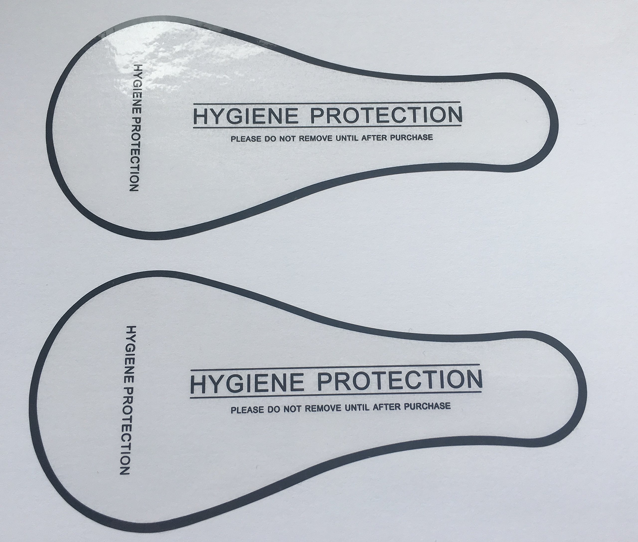 Adhesive Protective Hygiene Try On Thong/String Stickers/Labels | Barrier for Swimsuits, Swimwear and Lingerie (200 Thong, Standard) — image 1