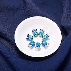 LiQunSweet 10 Pcs Vintage Silver Plated Alloy