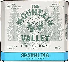 Mountain Valley Water Sparkling Water 12 Pack, 33.8 Fl Oz