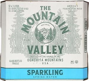 Mountain Valley Water, Water Sparkling, 12pk, 33.8 Fl Oz