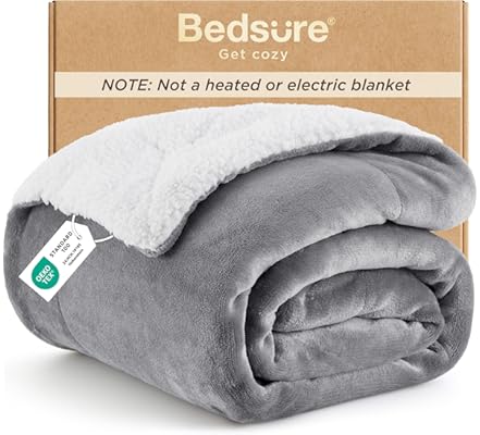 Bedsure GentleSoft Sherpa Fleece Throw 1
