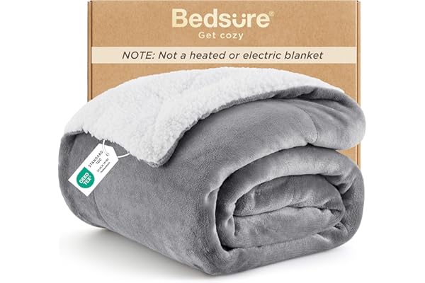 Bedsure GentleSoft Sherpa Fleece Throw 1
