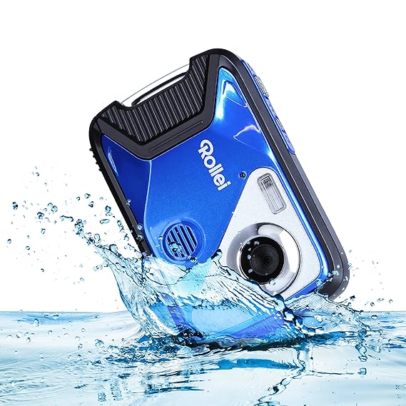 Rollei Sportsline 60 Plus - wasserdichte Digitalkamera mit 21 MP & Full HD Camcorder - Sports-Cam mit großem Display, 21 Moti