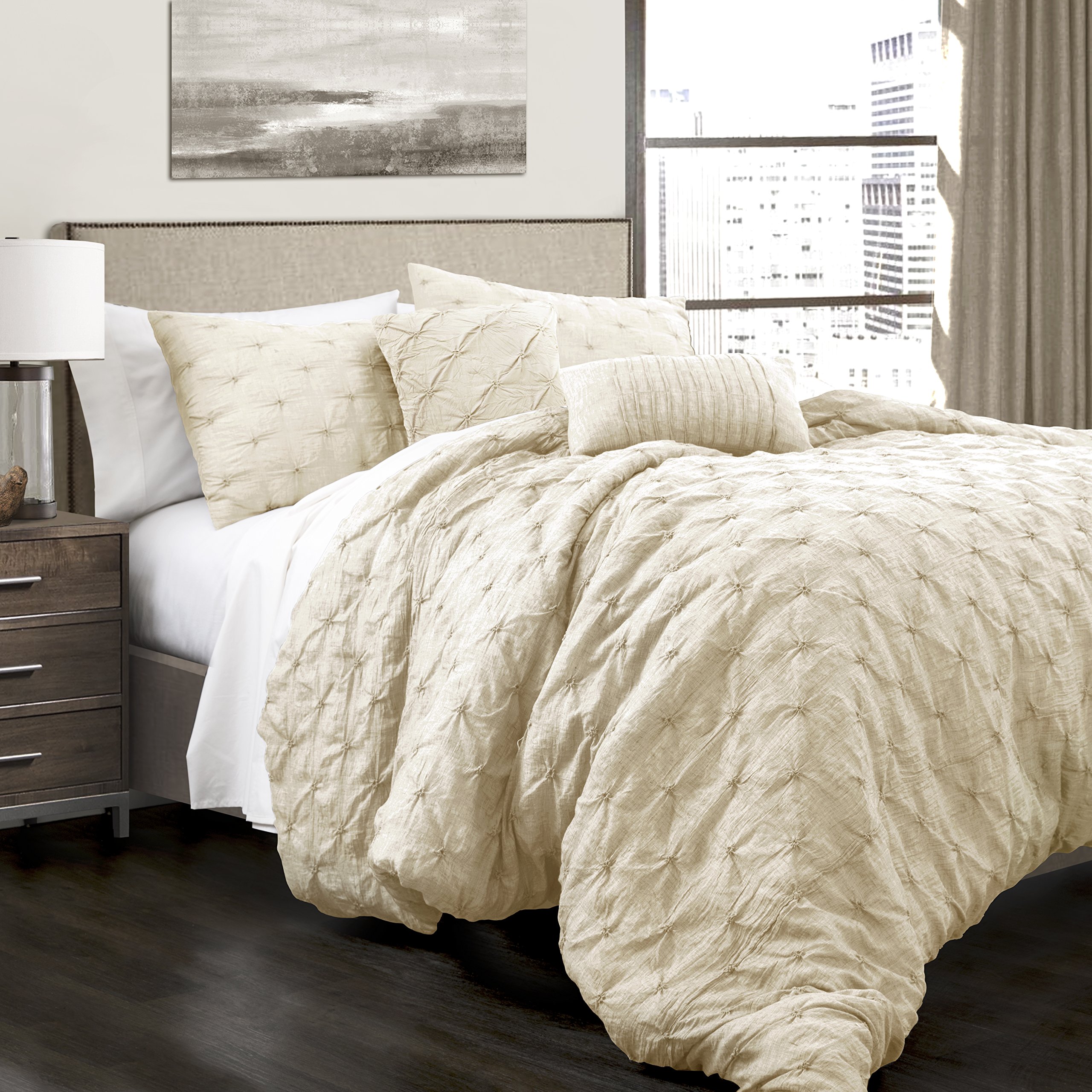 Lush Decor Ravello Pintuck Comforter Set - Luxe 5