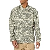 BACKBONE Mens Army Military Battle Dress Uniform BDU Shirt Camo Top Jacket