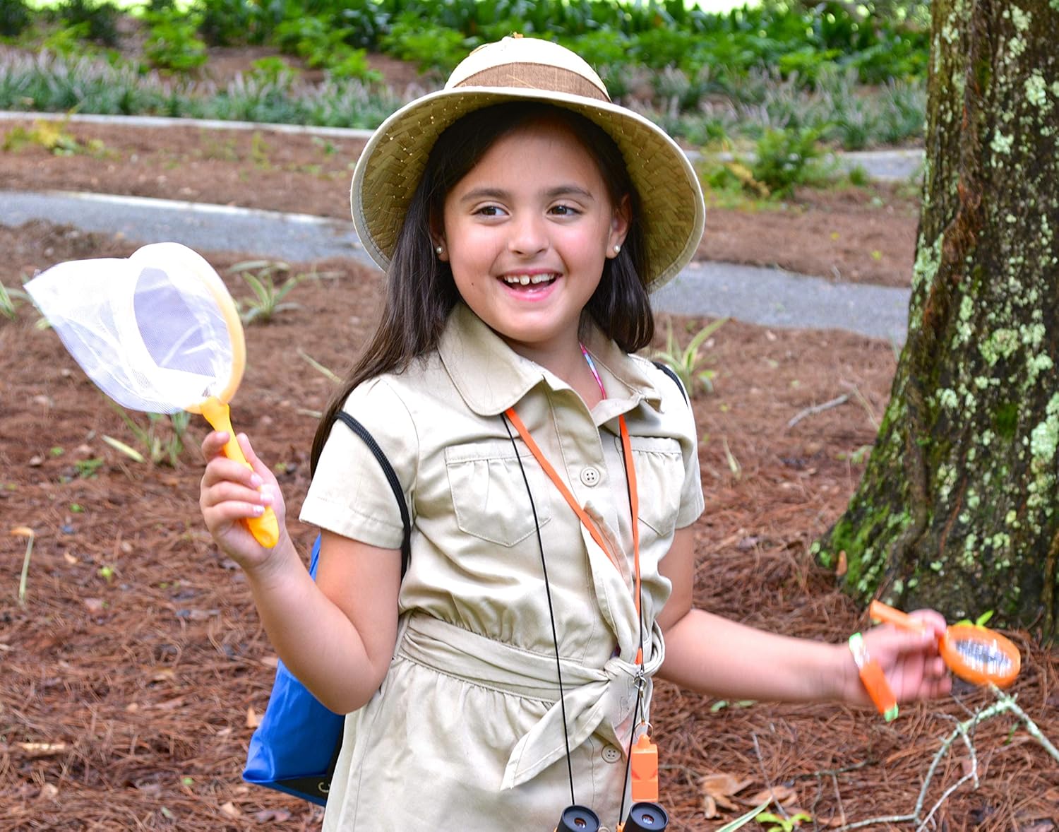 Kids Outdoor Adventure Nature Explorer & Bug Catching Kit w/Binoculars, Magnifying Glass, Compass, Camping & Hiking Gear-Insect Catcher & Collection Set-Butterfly Net-Science Gift Boys & Girls 3-12: Camera & Photo