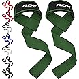 RDX Weight Lifting Straps Deadlifting Powerlifting, 5MM Neoprene Wrist Support, Anti Slip 60CM Hand Bar Grip, Heavy Duty Bodybuilding Weightlifting Workout, Soft Cotton, Strength Training Gym Fitness