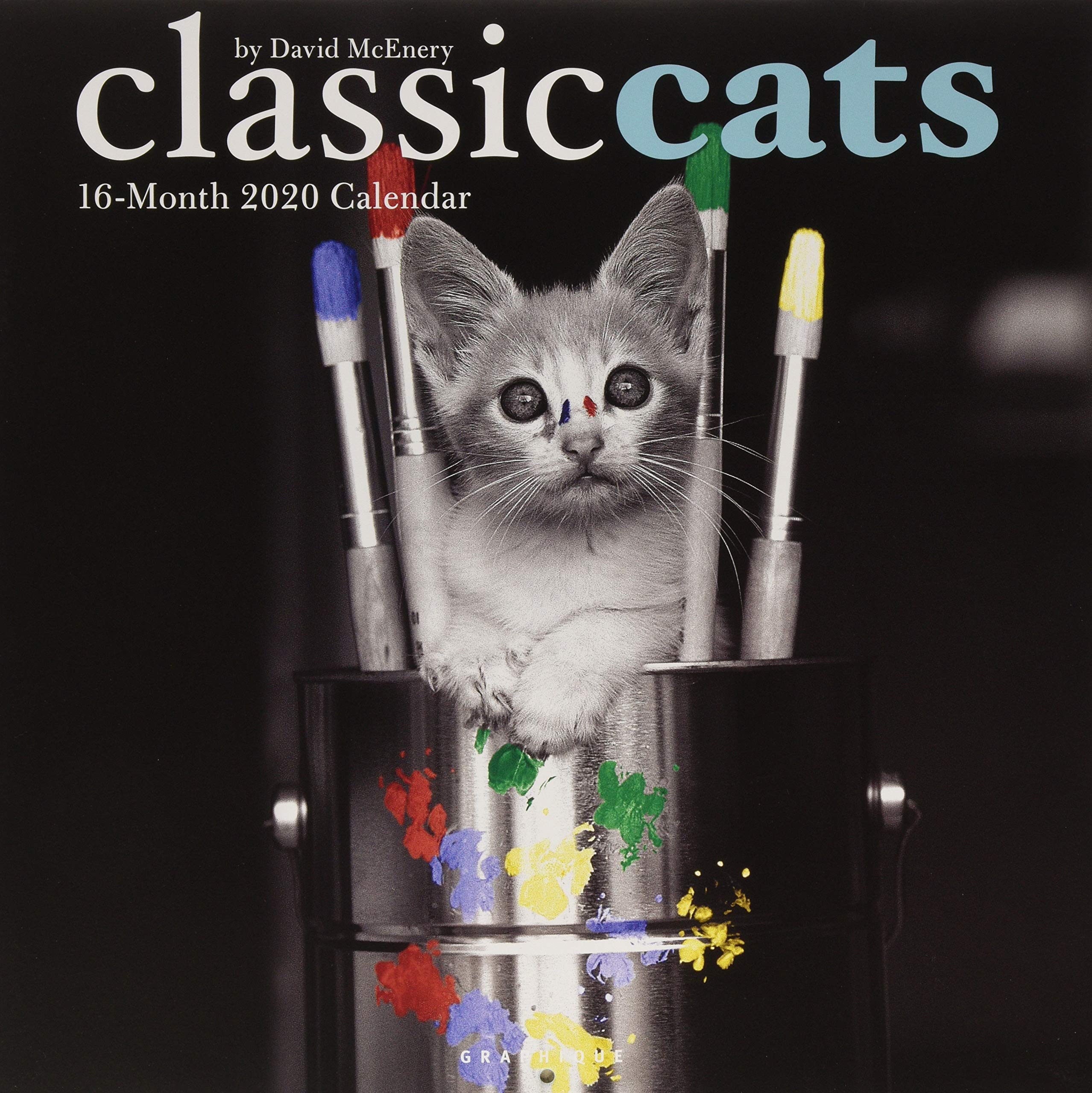 Classic Cats 2020 Square Wall Calendar