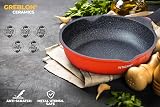 INTIGNIS Deep Non-Stick Frying Pan with Lid 28 cm GREBLON Ceramic Coating view 5