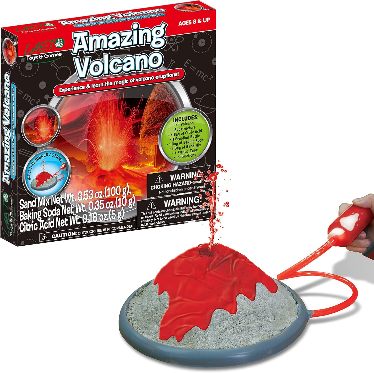 Laeto Build Your Own Volcano Kids Science Experiments Exploration