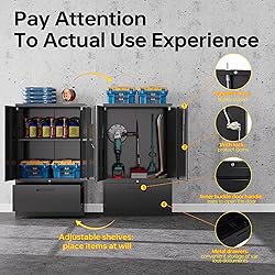 SISESOL Metal Storage Cabinet with