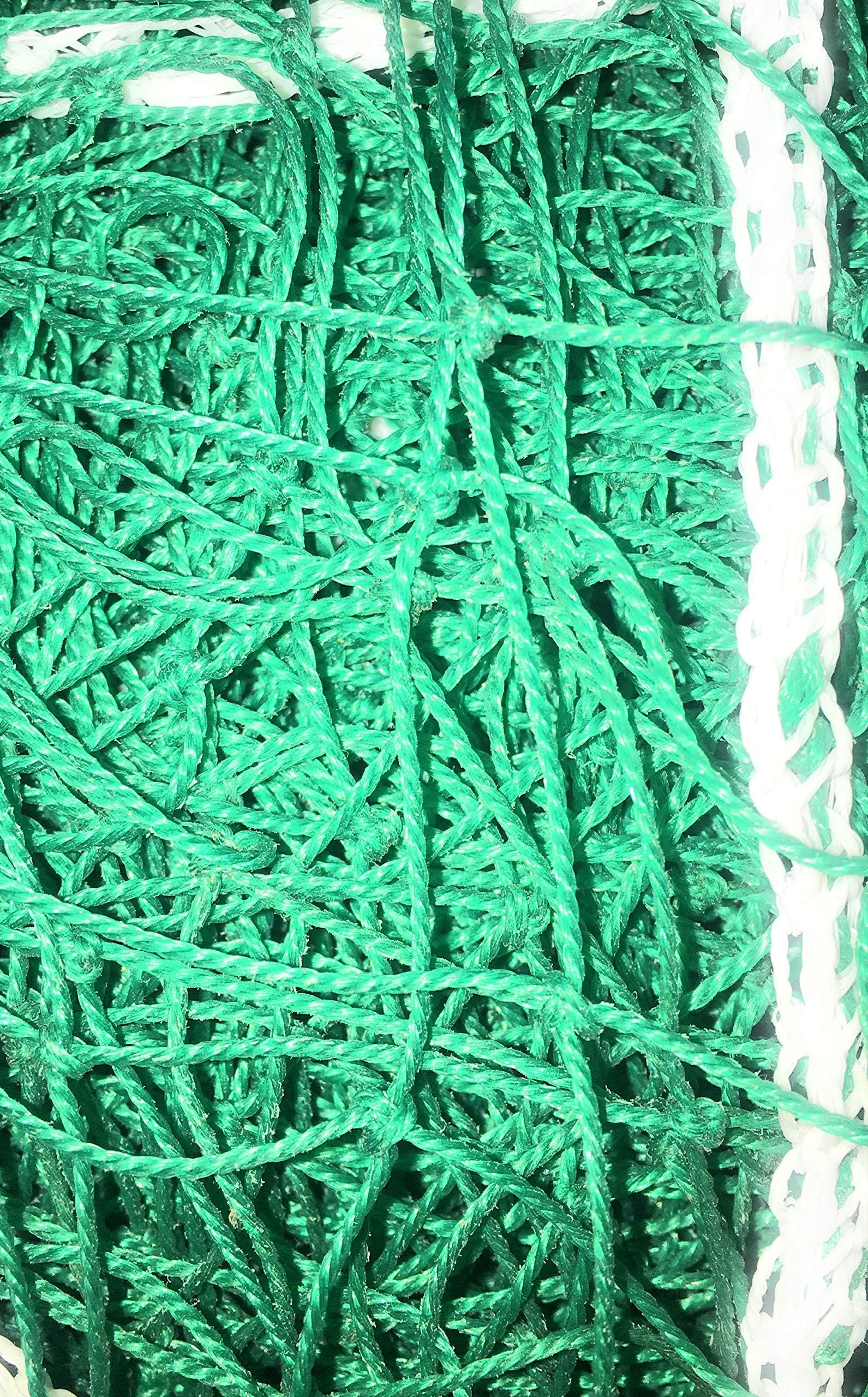 AMZ SPORTS NETS Standard Covering Cricket net for Practice/Training (Green)