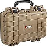 Eylar Tactical Hard Gun Case Water & Shock Proof With Foam TSA Approved 11.6 Inch 8.3 Inch 3.8 Inch