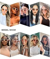 SOJOS Retro Aviator Sunglasses for Women Men,Trendy