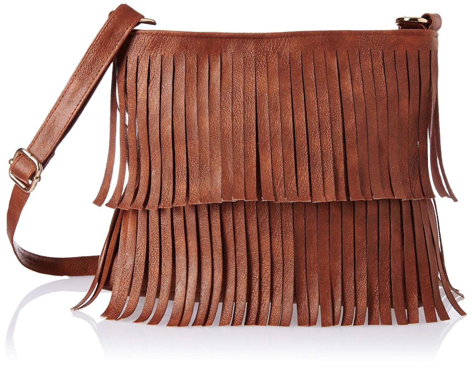 alessia74 women's sling bag (dark tan) (pbg246h)