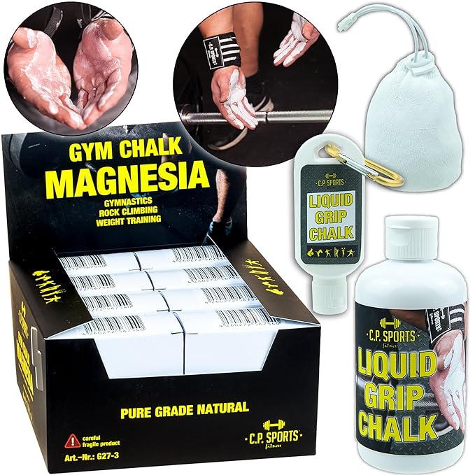C.P.Sports Liquid Grip Chalk, Magnesia Block, Pulver, Magnesia flüssiges Magnesia Grip Klettern Bouldern/Chalk / Turnen, Klet