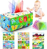URMYWO Baby Tissue Box Toy 6 12 Months Sensory Crinkle Montessori Gift view 1