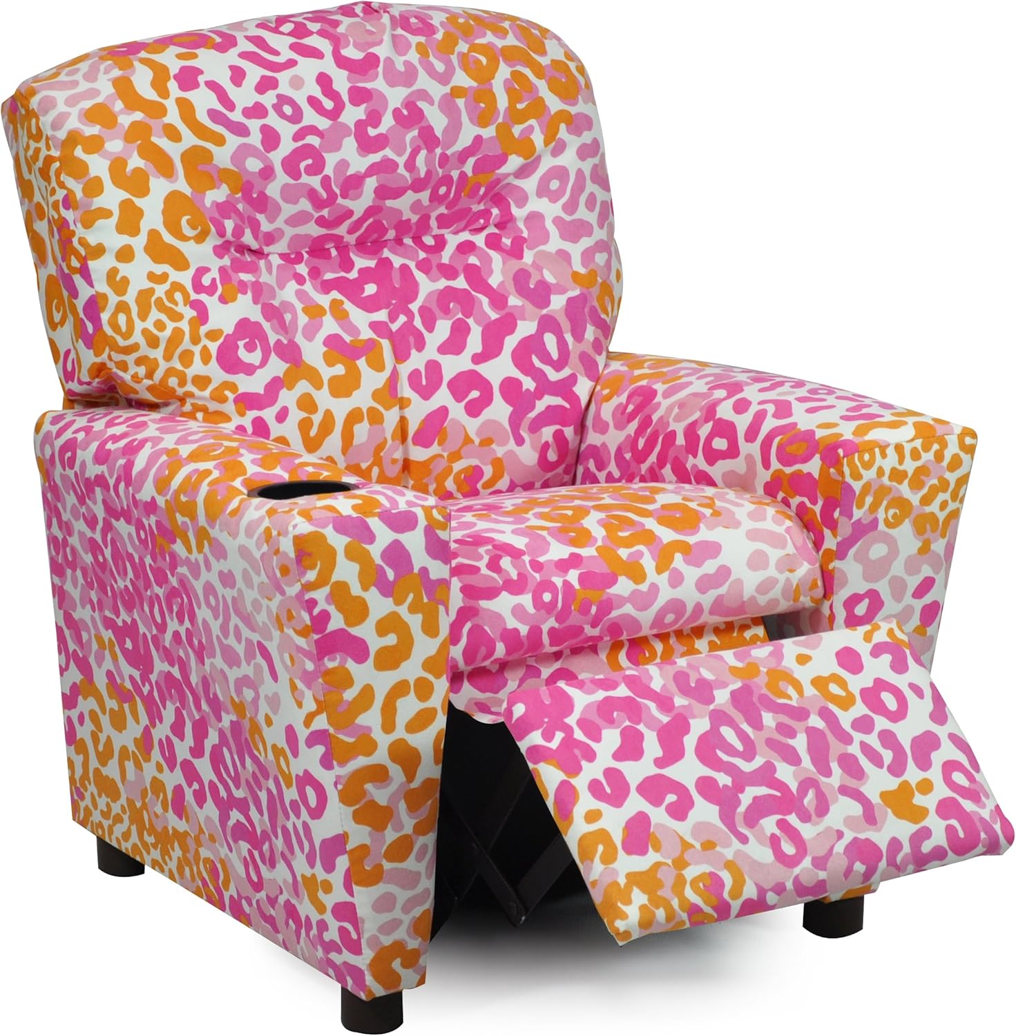 childs pink recliner chair