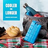 Galvog Ice Packs 200mlx6 Freezer Blocks for Cool Boxes Lunch Bags view 4