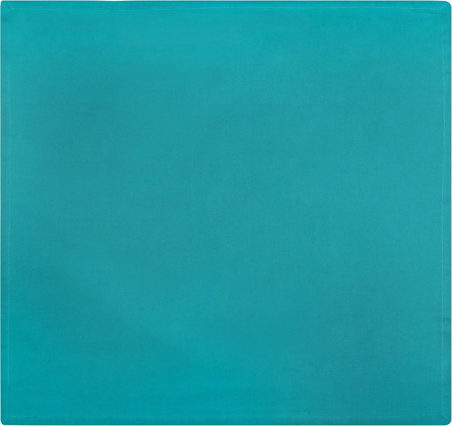 Sweet Needle, Pack of 12-100% Cotton Oversized Dinner Christmas Napkins 45 CM x 45 CM (18 IN x 18 IN), Teal - Image 3